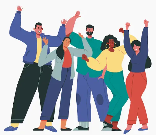 A group of people with their arms raised

AI-generated content may be incorrect.